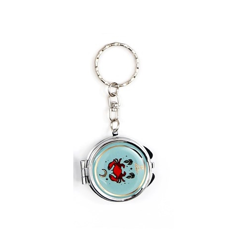 Cancer Mirror Keyring Zodiac (21 June - 22 July)